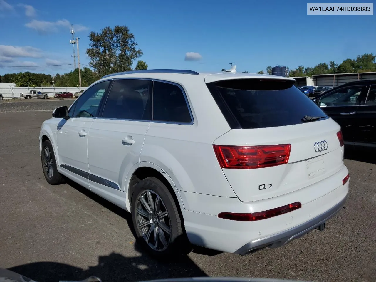 2017 Audi Q7 Premium Plus VIN: WA1LAAF74HD038883 Lot: 72079144