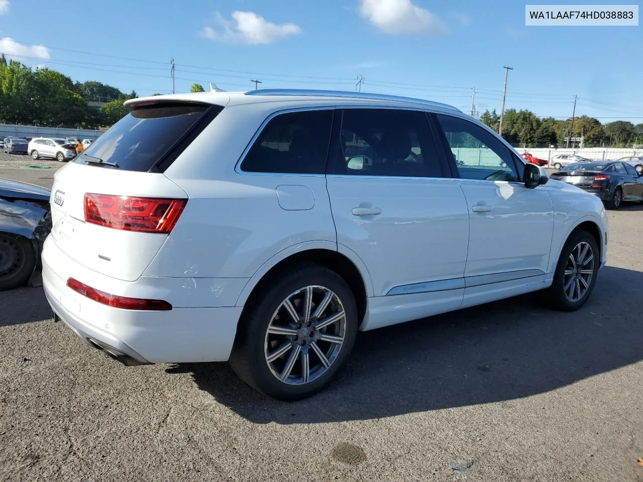 2017 Audi Q7 Premium Plus VIN: WA1LAAF74HD038883 Lot: 72079144