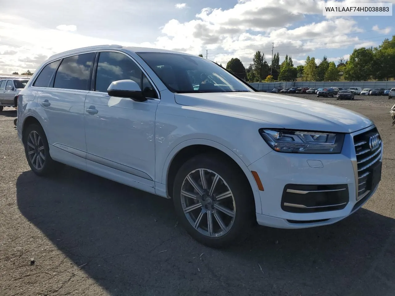 2017 Audi Q7 Premium Plus VIN: WA1LAAF74HD038883 Lot: 72079144