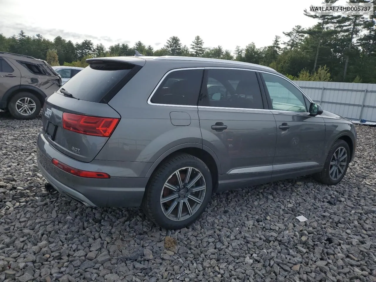 2017 Audi Q7 Premium Plus VIN: WA1LAAF74HD005737 Lot: 72423134