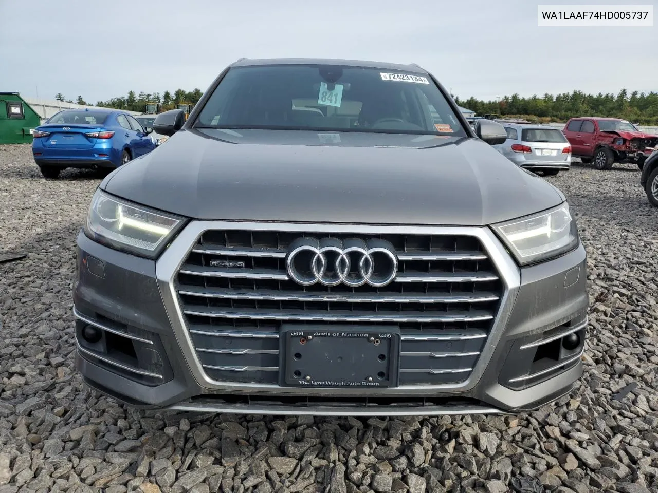 2017 Audi Q7 Premium Plus VIN: WA1LAAF74HD005737 Lot: 72423134