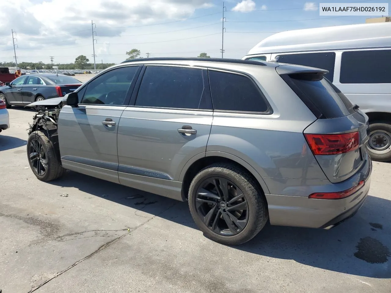 2017 Audi Q7 Premium Plus VIN: WA1LAAF75HD026192 Lot: 72453424