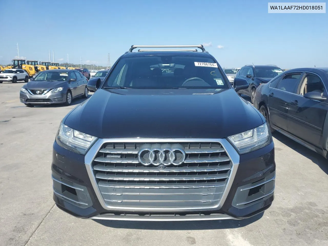 2017 Audi Q7 Premium Plus VIN: WA1LAAF72HD018051 Lot: 72708784