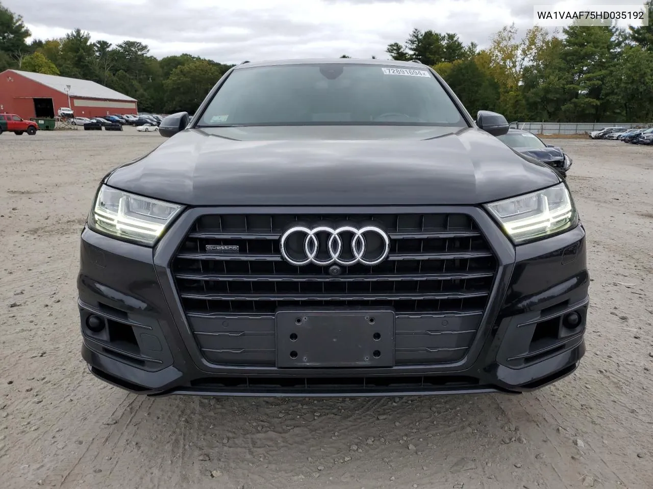 2017 Audi Q7 Prestige VIN: WA1VAAF75HD035192 Lot: 72891694