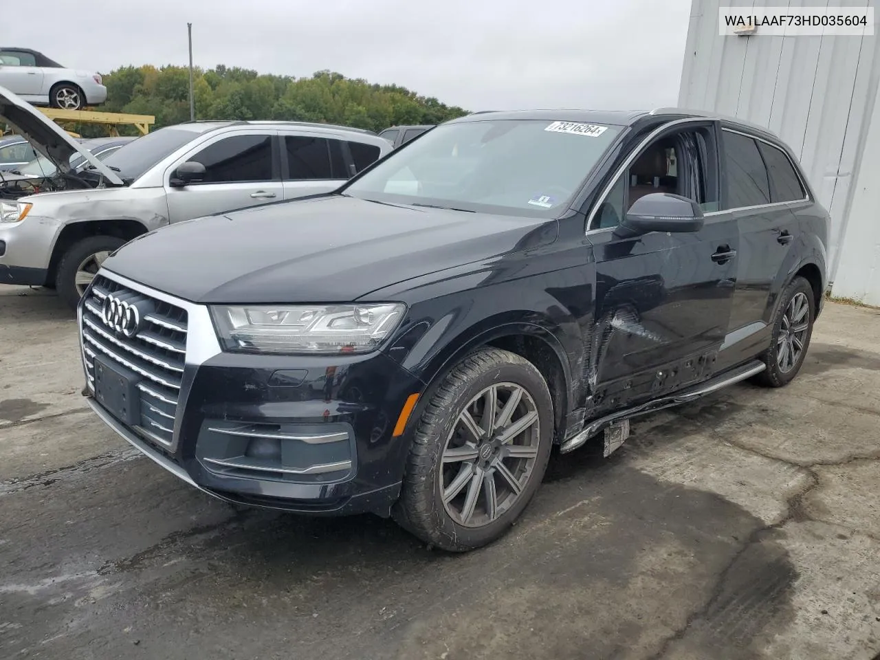 2017 Audi Q7 Premium Plus VIN: WA1LAAF73HD035604 Lot: 73216264