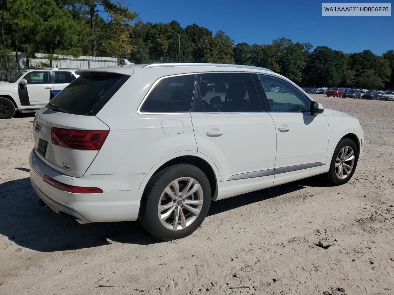 2017 Audi Q7 Premium VIN: WA1AAAF71HD006870 Lot: 73328744