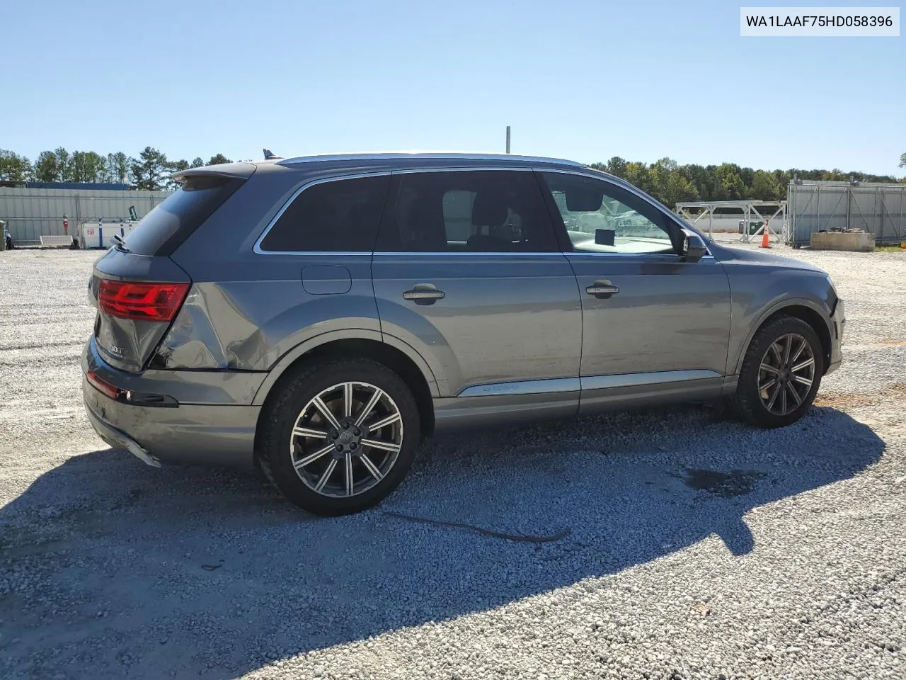 2017 Audi Q7 Premium Plus VIN: WA1LAAF75HD058396 Lot: 74430774