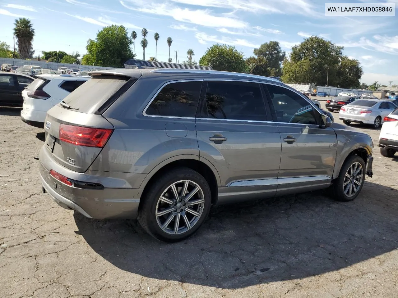 2017 Audi Q7 Premium Plus VIN: WA1LAAF7XHD058846 Lot: 75365174