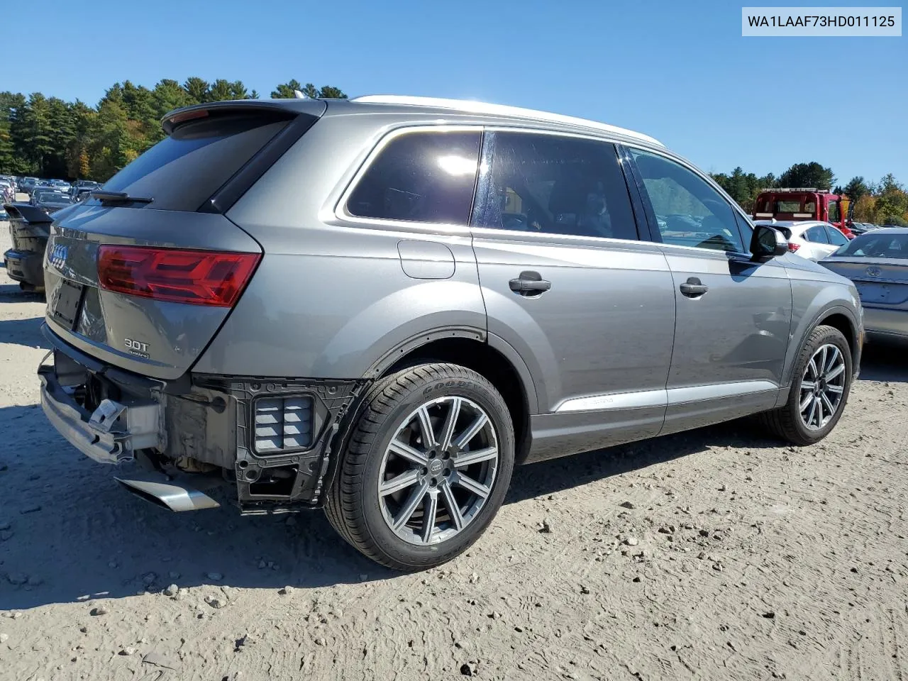 2017 Audi Q7 Premium Plus VIN: WA1LAAF73HD011125 Lot: 75626864