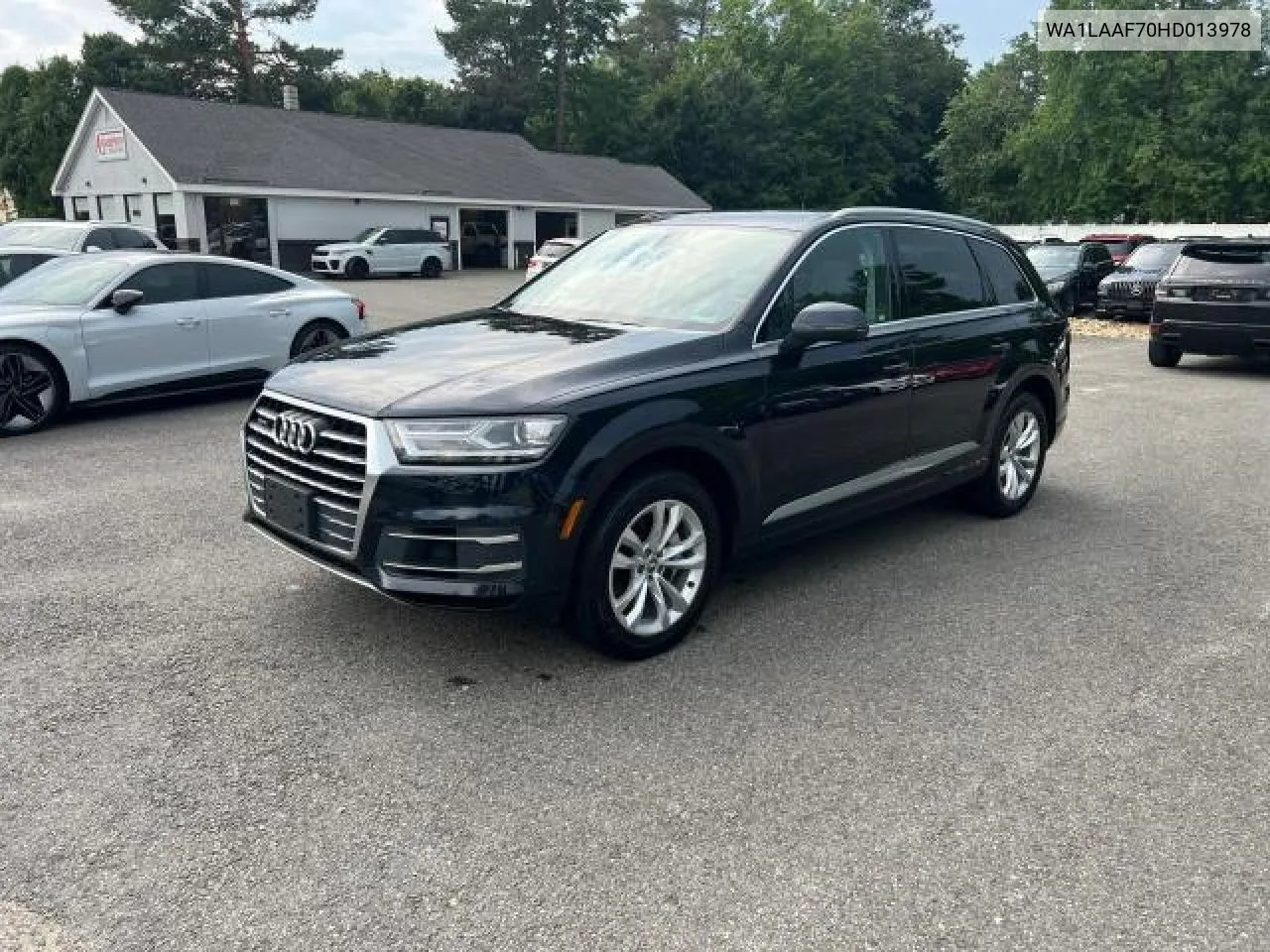 2017 Audi Q7 Premium Plus VIN: WA1LAAF70HD013978 Lot: 75707594