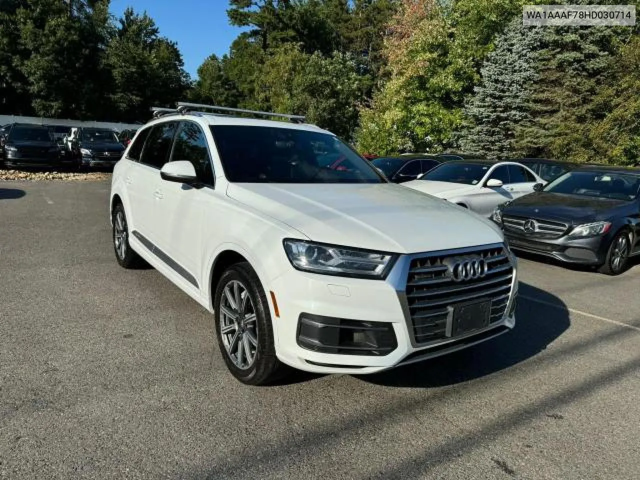 2017 Audi Q7 Premium VIN: WA1AAAF78HD030714 Lot: 76764664