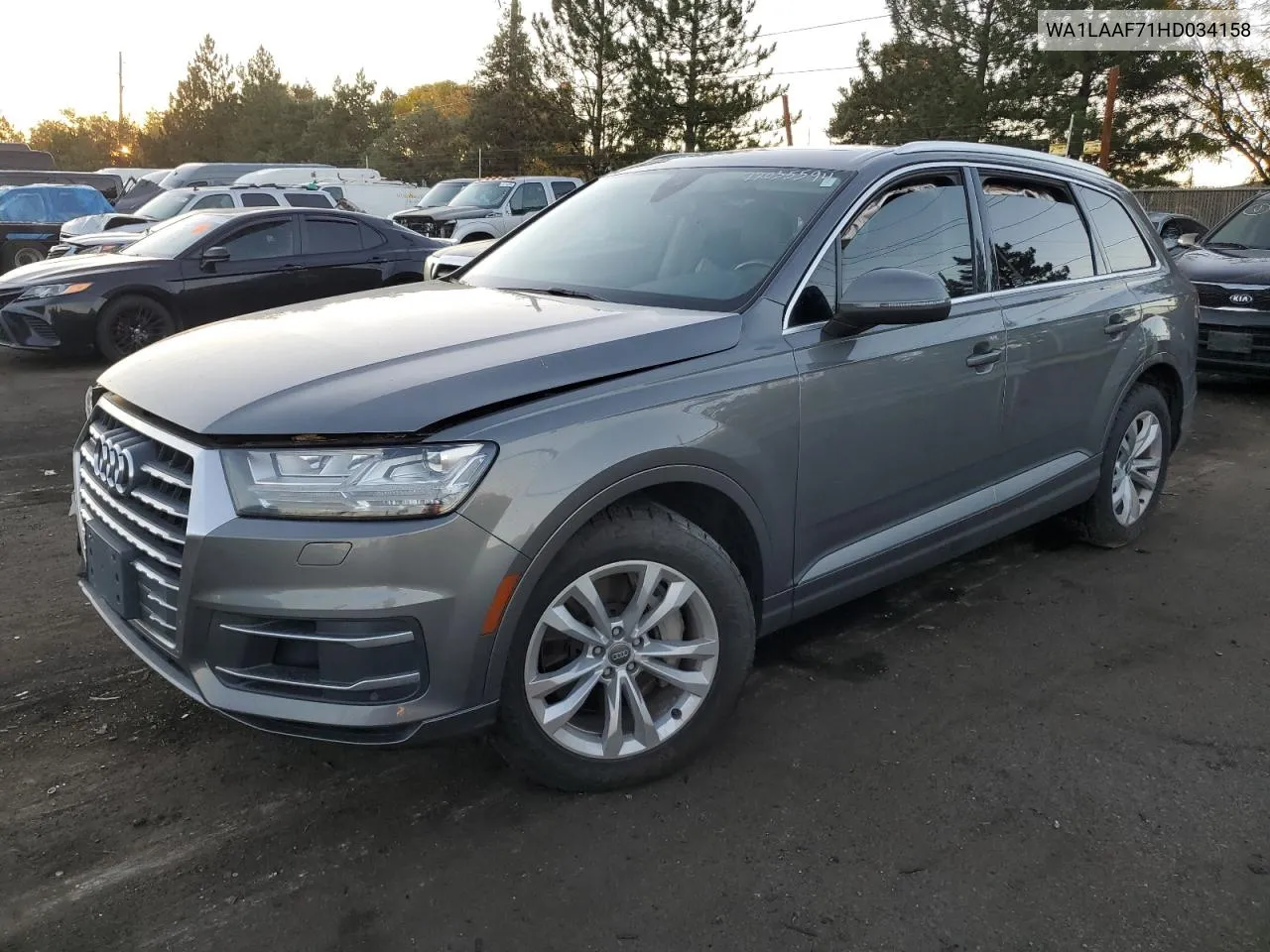 2017 Audi Q7 Premium Plus VIN: WA1LAAF71HD034158 Lot: 77035594