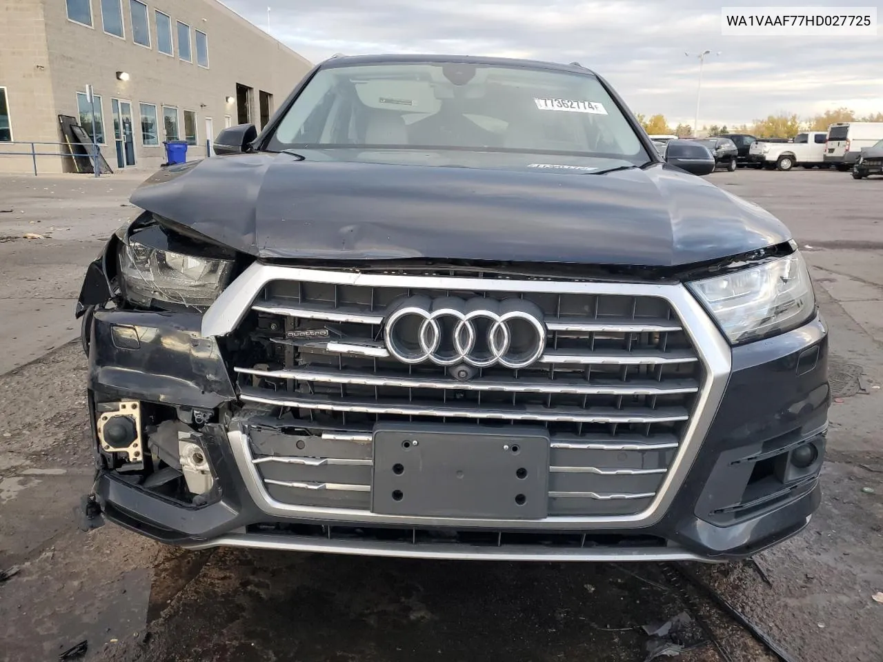 2017 Audi Q7 Prestige VIN: WA1VAAF77HD027725 Lot: 77362774