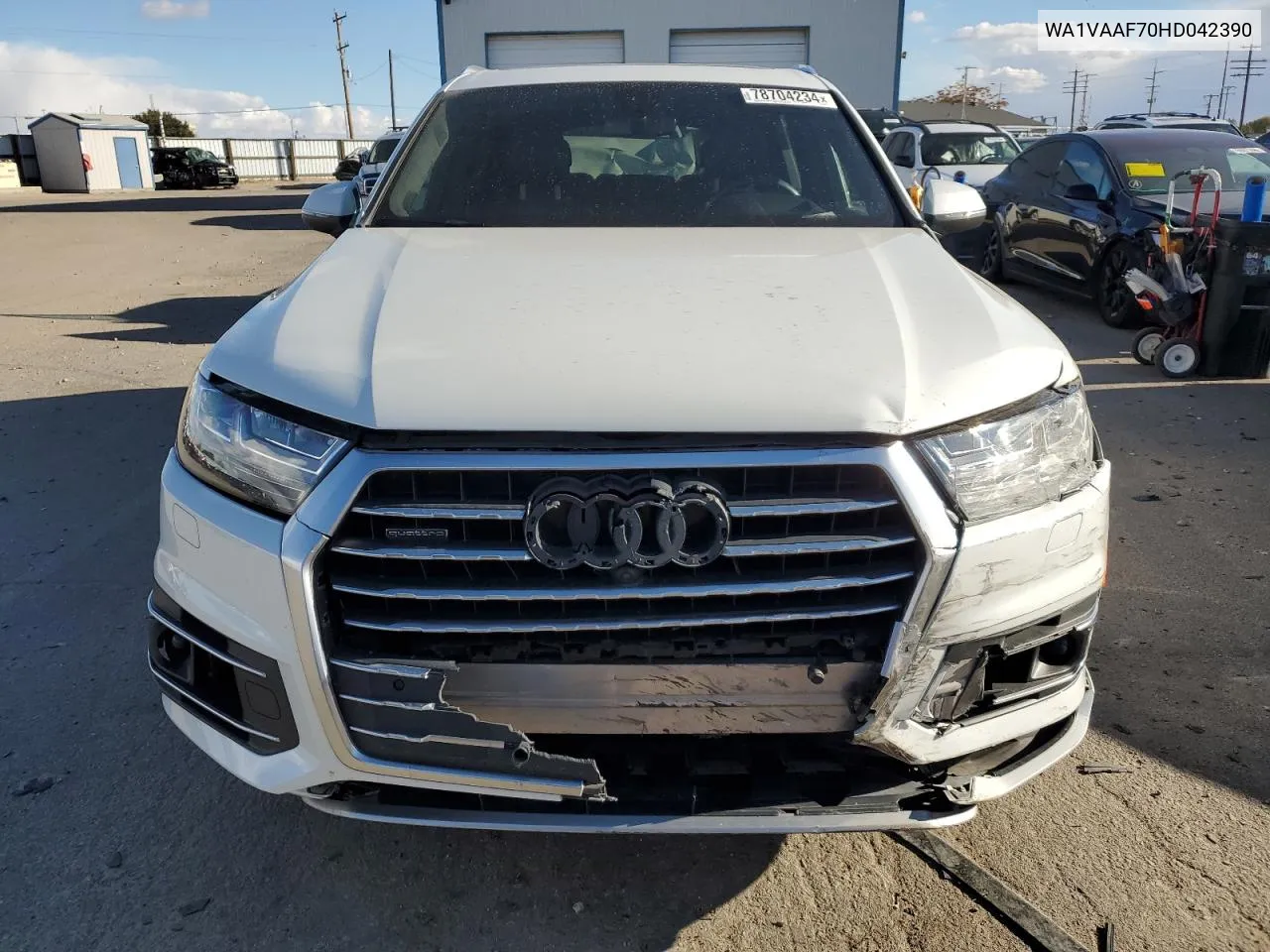 2017 Audi Q7 Prestige VIN: WA1VAAF70HD042390 Lot: 78704234