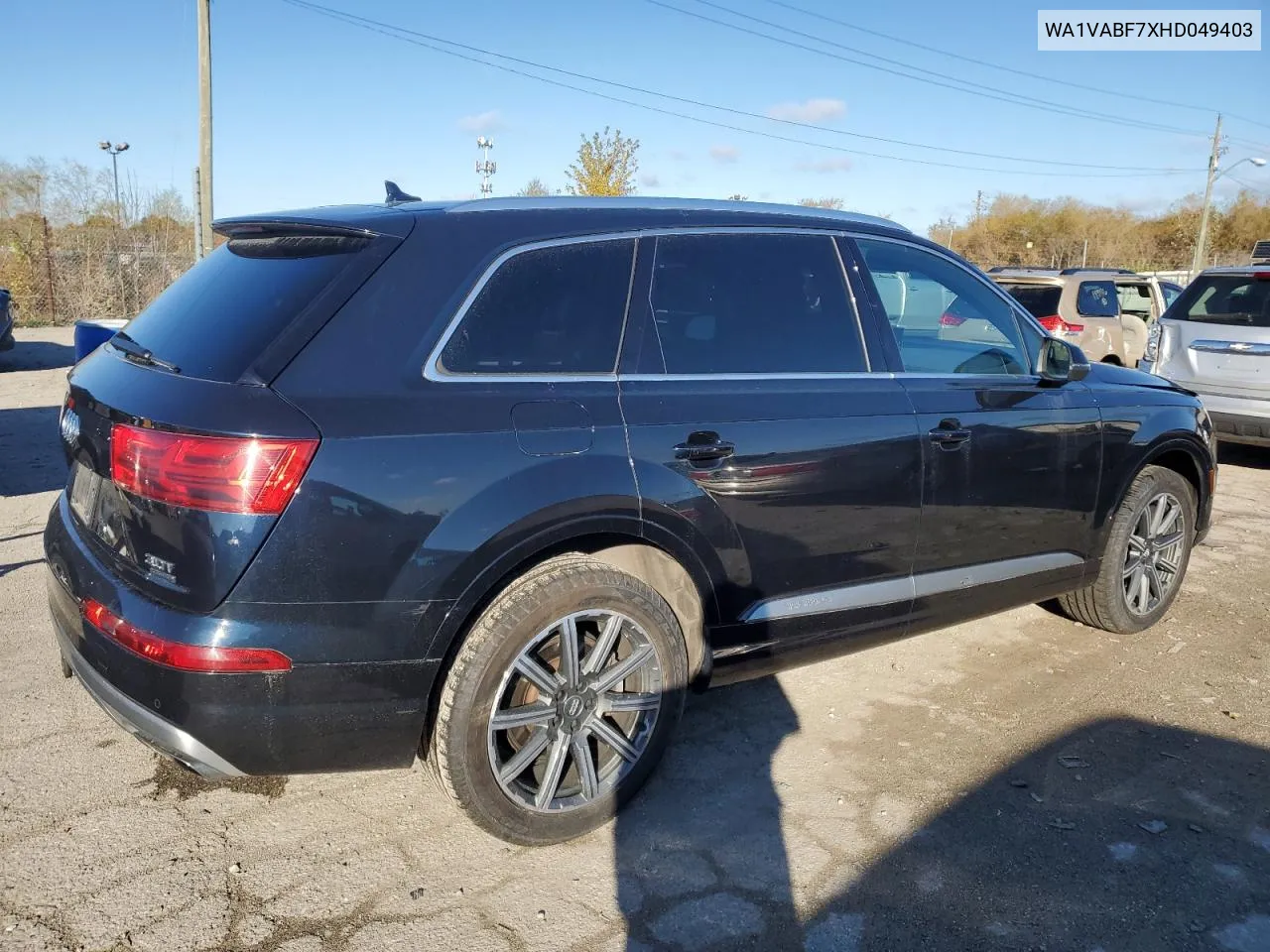 2017 Audi Q7 Prestige VIN: WA1VABF7XHD049403 Lot: 78902094