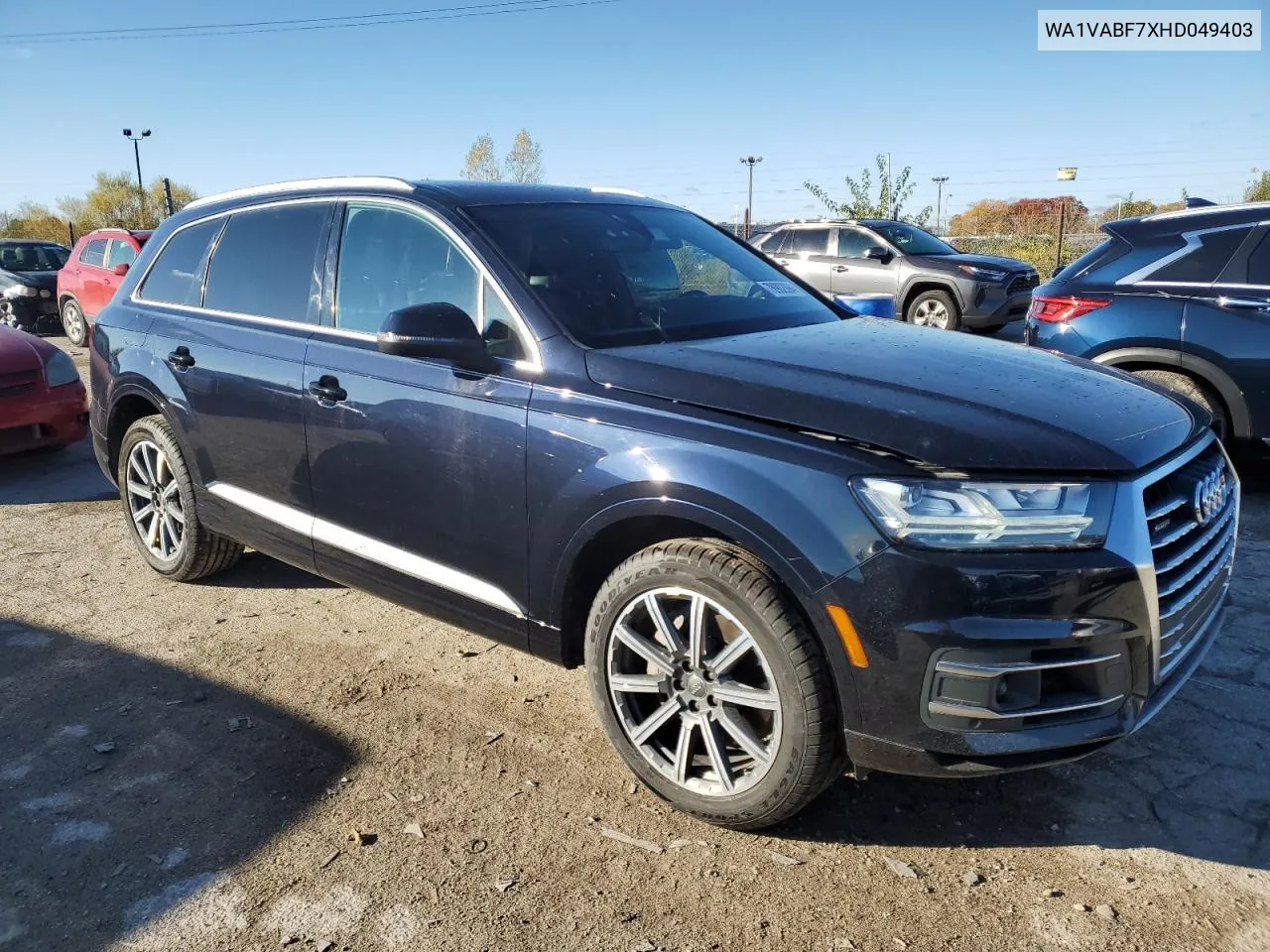 2017 Audi Q7 Prestige VIN: WA1VABF7XHD049403 Lot: 78902094