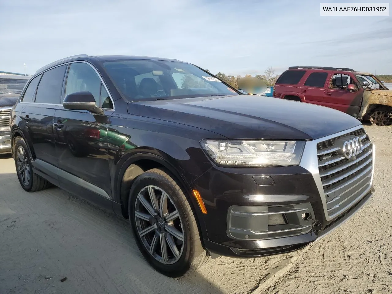 2017 Audi Q7 Premium Plus VIN: WA1LAAF76HD031952 Lot: 79416224