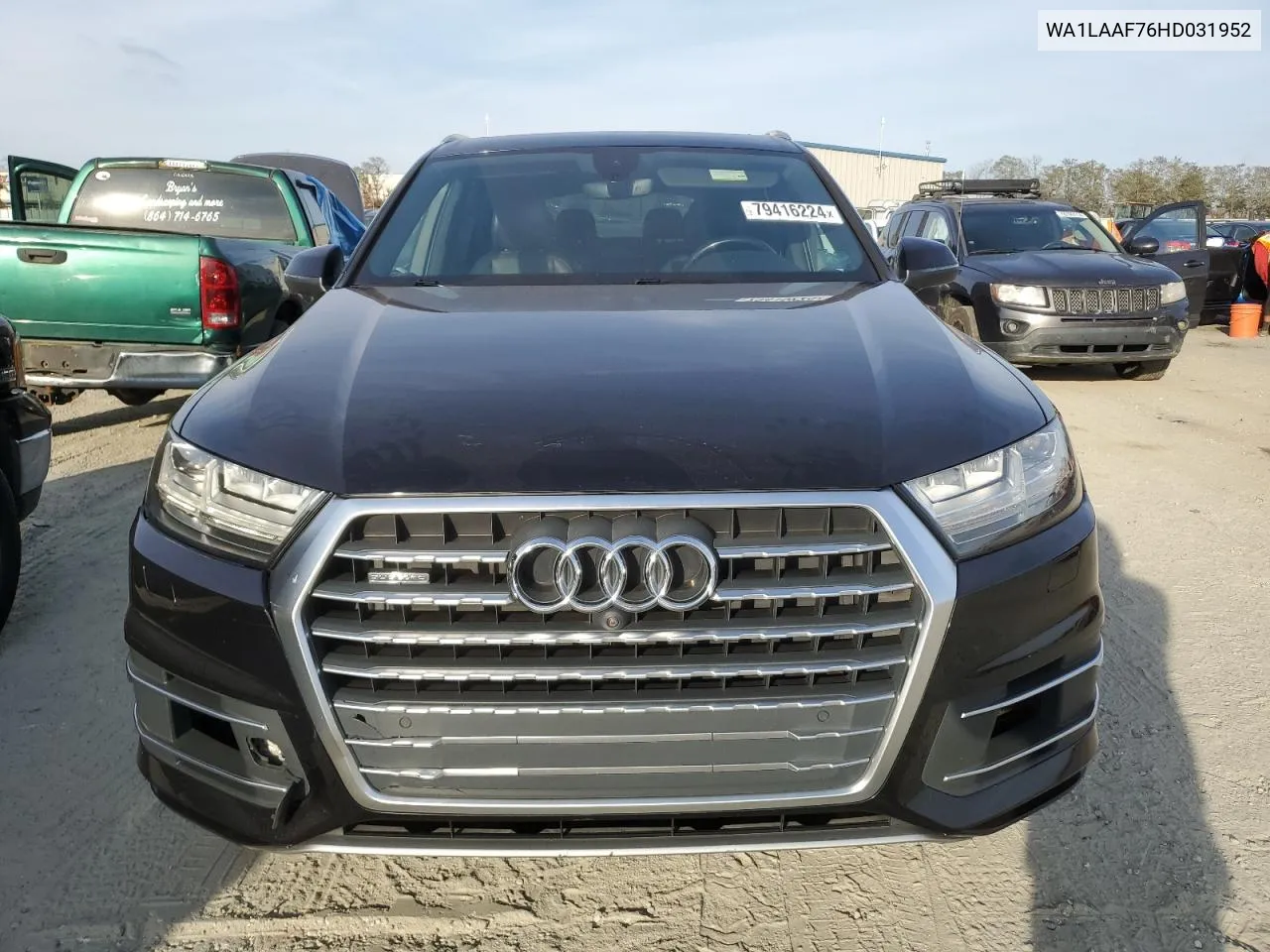 2017 Audi Q7 Premium Plus VIN: WA1LAAF76HD031952 Lot: 79416224