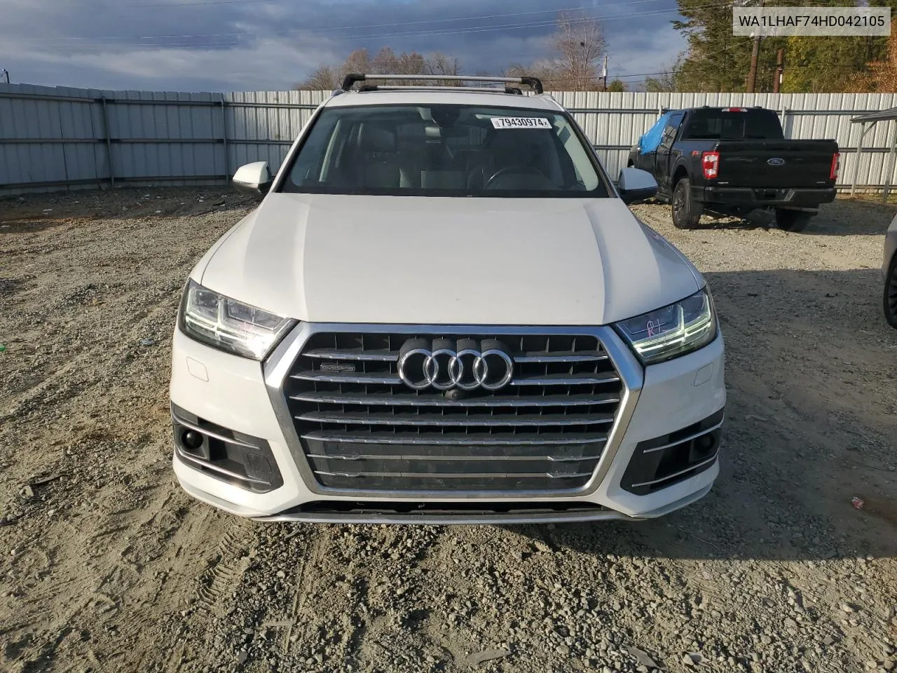 2017 Audi Q7 Premium Plus VIN: WA1LHAF74HD042105 Lot: 79430974