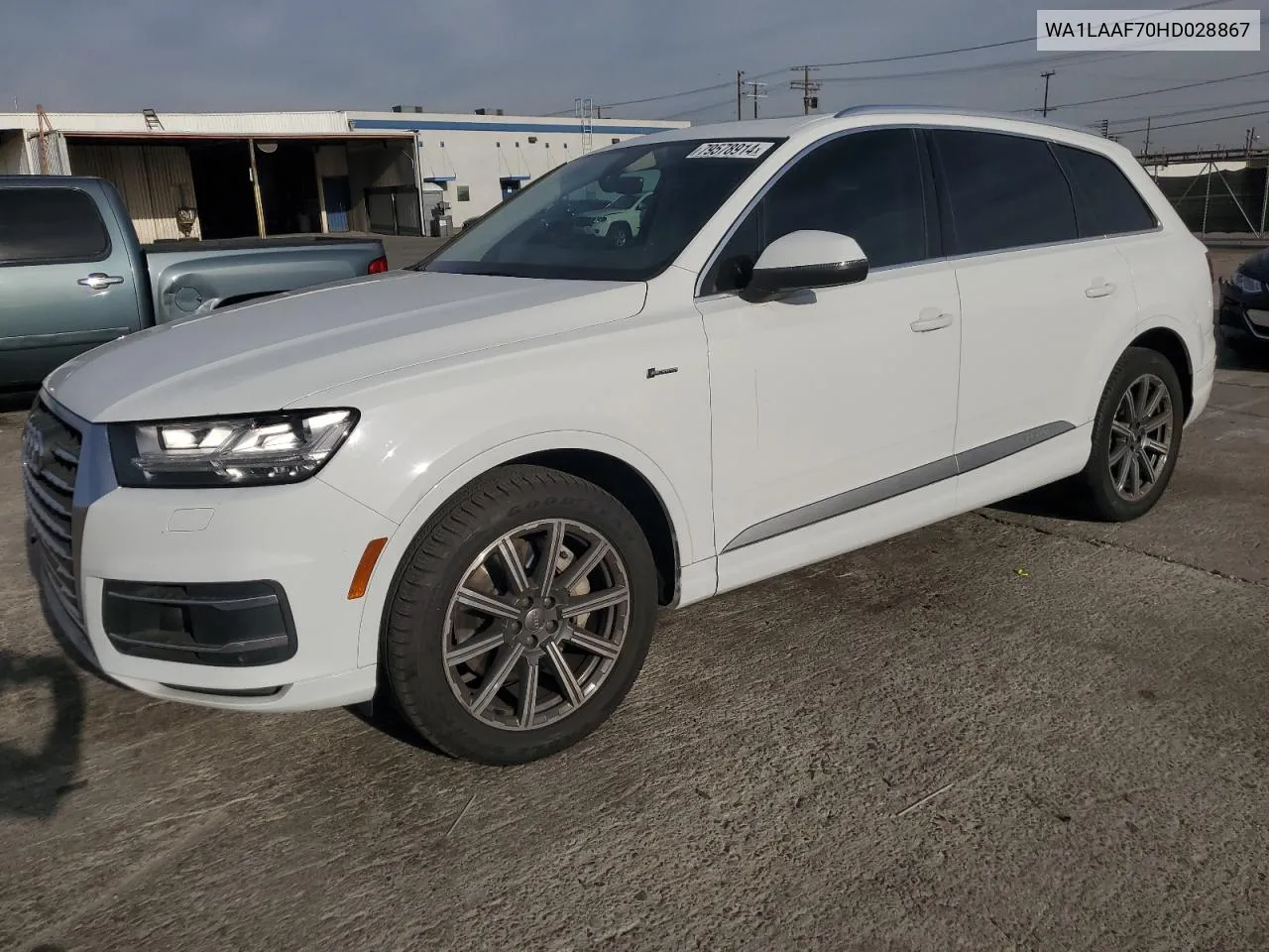 2017 Audi Q7 Premium Plus VIN: WA1LAAF70HD028867 Lot: 79578914