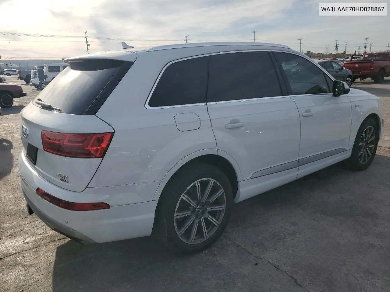 2017 Audi Q7 Premium Plus VIN: WA1LAAF70HD028867 Lot: 79578914