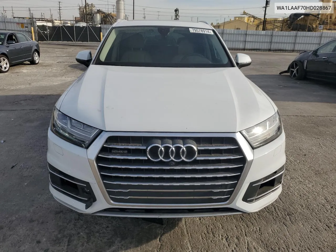 2017 Audi Q7 Premium Plus VIN: WA1LAAF70HD028867 Lot: 79578914