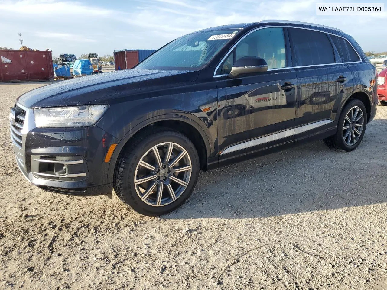 2017 Audi Q7 Premium Plus VIN: WA1LAAF72HD005364 Lot: 79670454