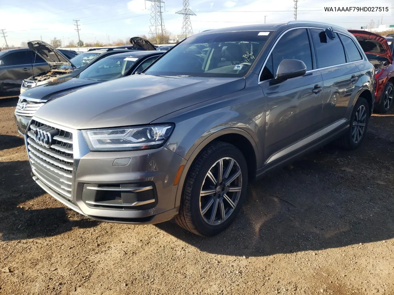 2017 Audi Q7 Premium VIN: WA1AAAF79HD027515 Lot: 79719704