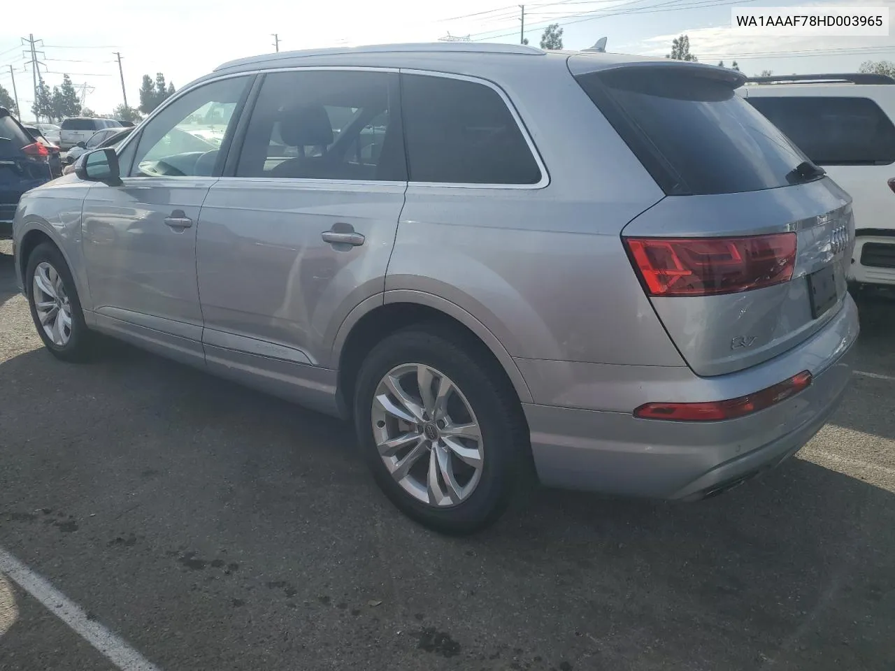 2017 Audi Q7 Premium VIN: WA1AAAF78HD003965 Lot: 80058194