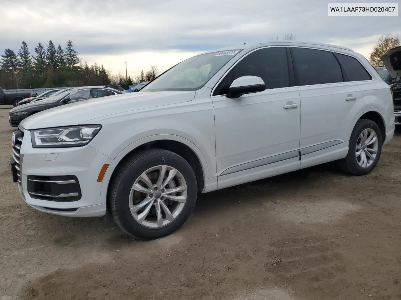 2017 Audi Q7 Premium Plus VIN: WA1LAAF73HD020407 Lot: 80483414