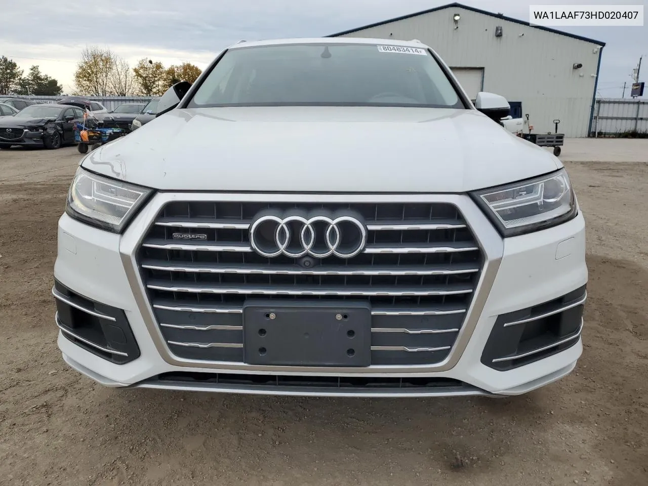 2017 Audi Q7 Premium Plus VIN: WA1LAAF73HD020407 Lot: 80483414