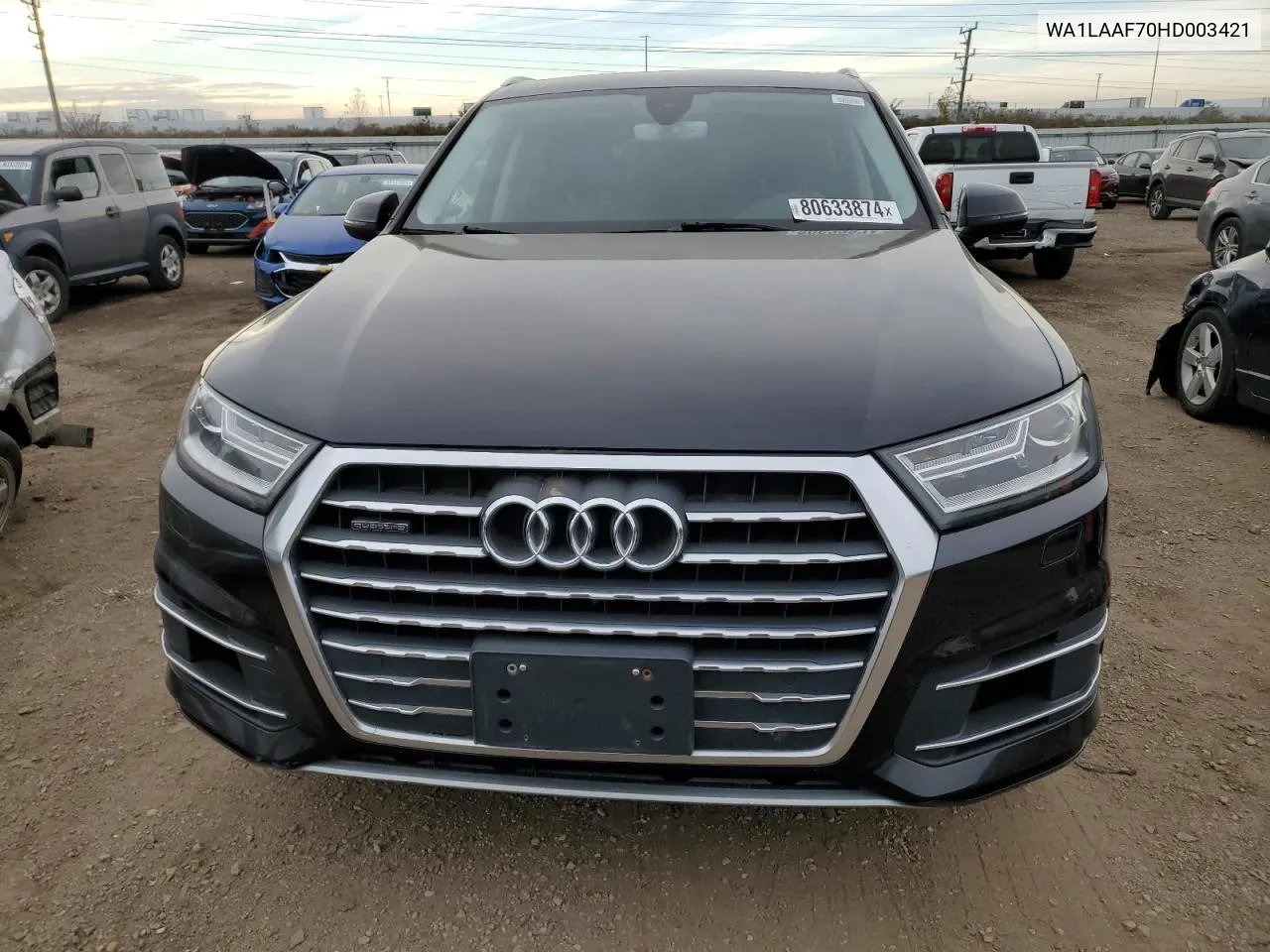 2017 Audi Q7 Premium Plus VIN: WA1LAAF70HD003421 Lot: 80633874