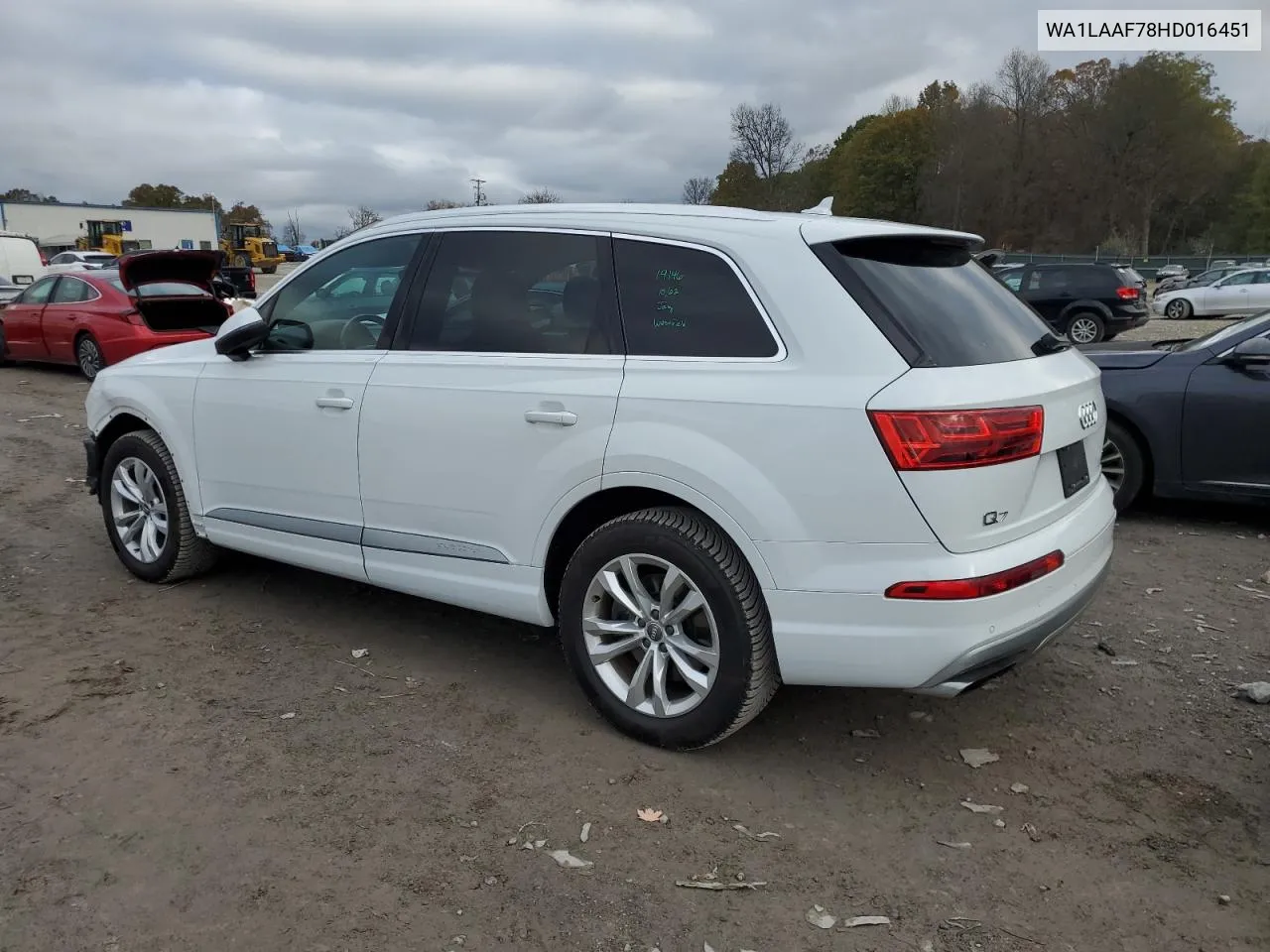 2017 Audi Q7 Premium Plus VIN: WA1LAAF78HD016451 Lot: 80746894