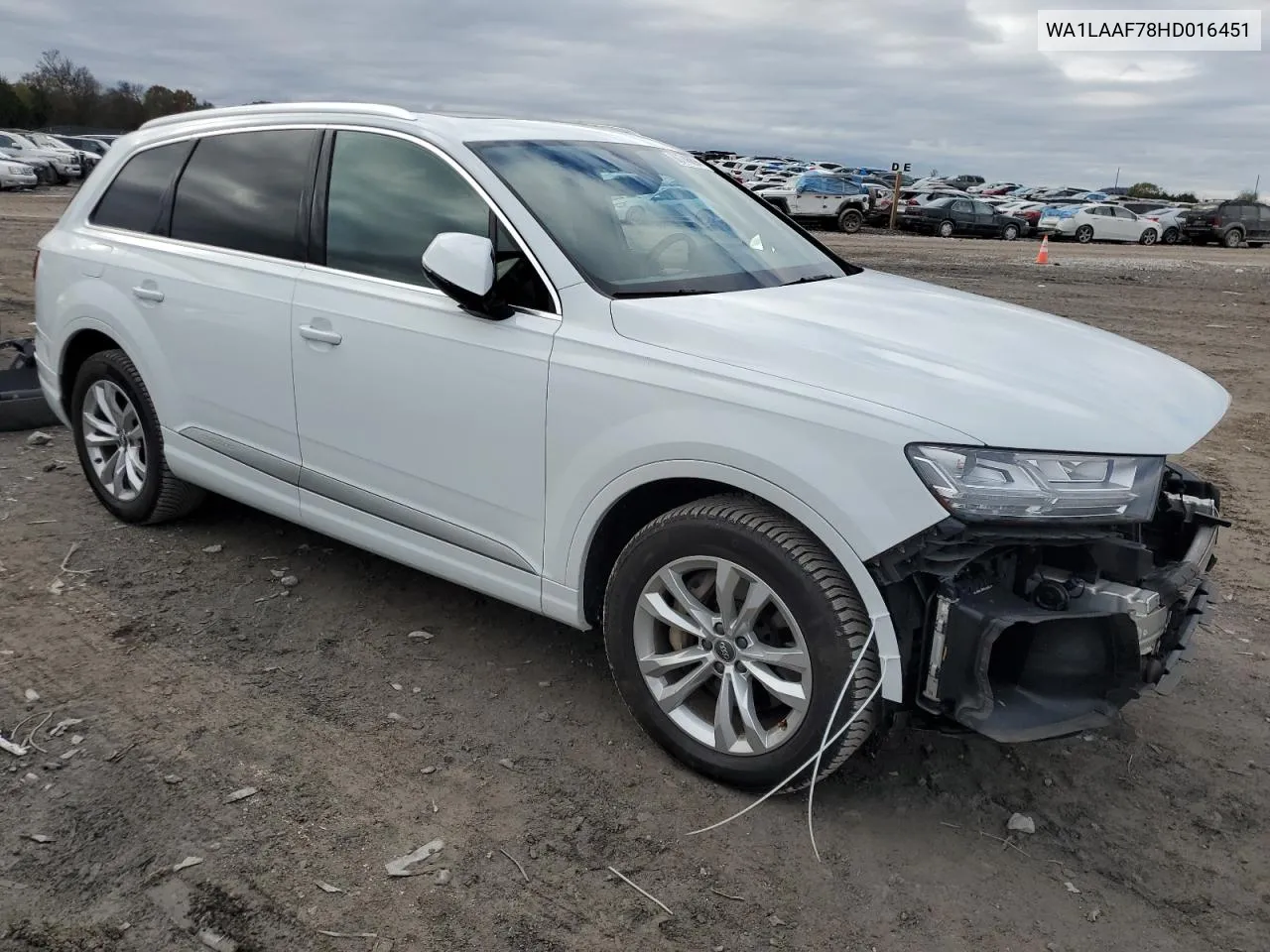 2017 Audi Q7 Premium Plus VIN: WA1LAAF78HD016451 Lot: 80746894