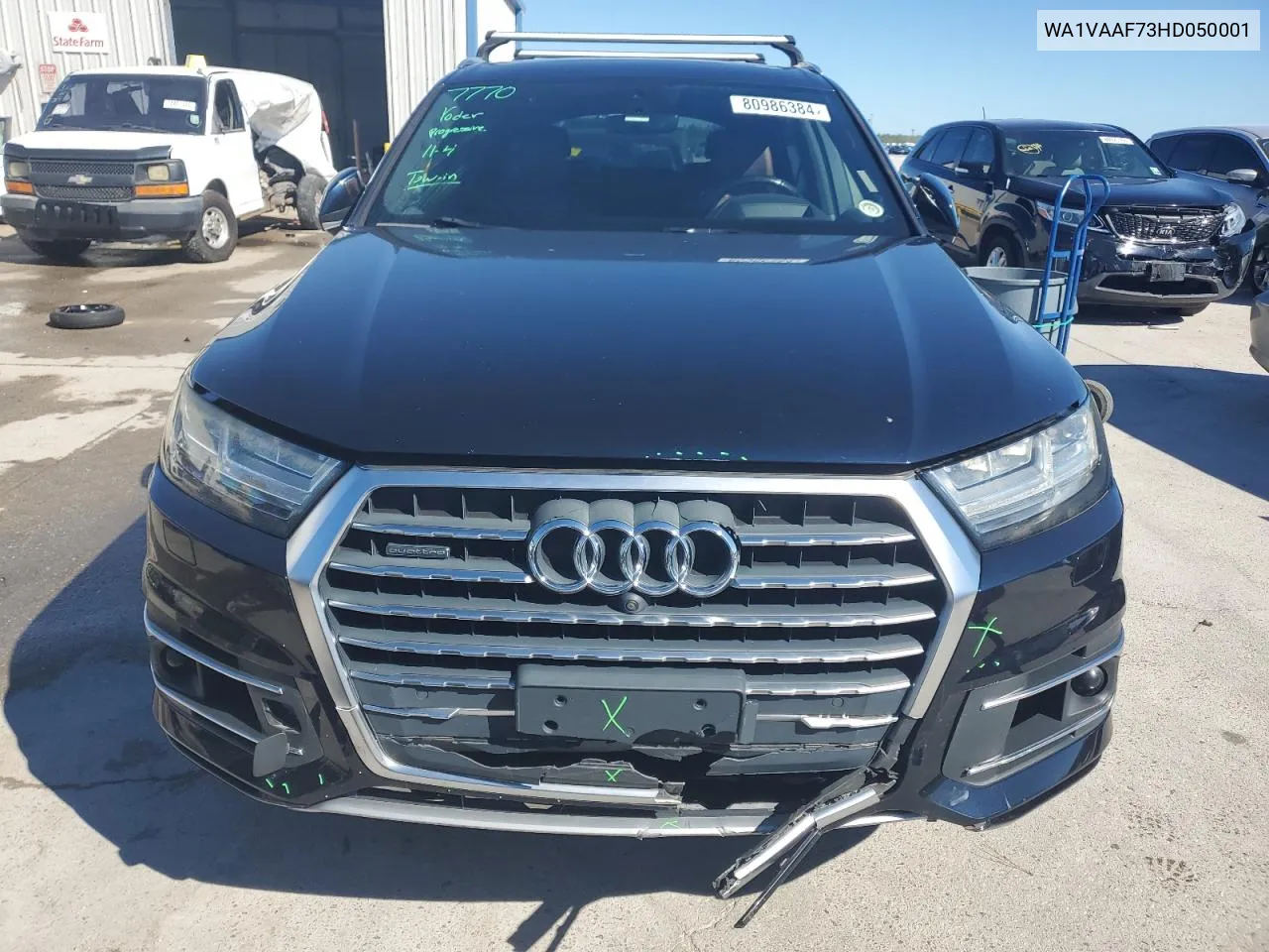 2017 Audi Q7 Prestige VIN: WA1VAAF73HD050001 Lot: 80986384