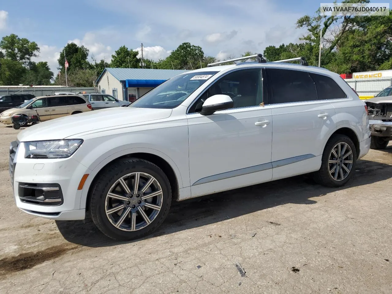 2018 Audi Q7 Prestige VIN: WA1VAAF76JD040617 Lot: 56904874