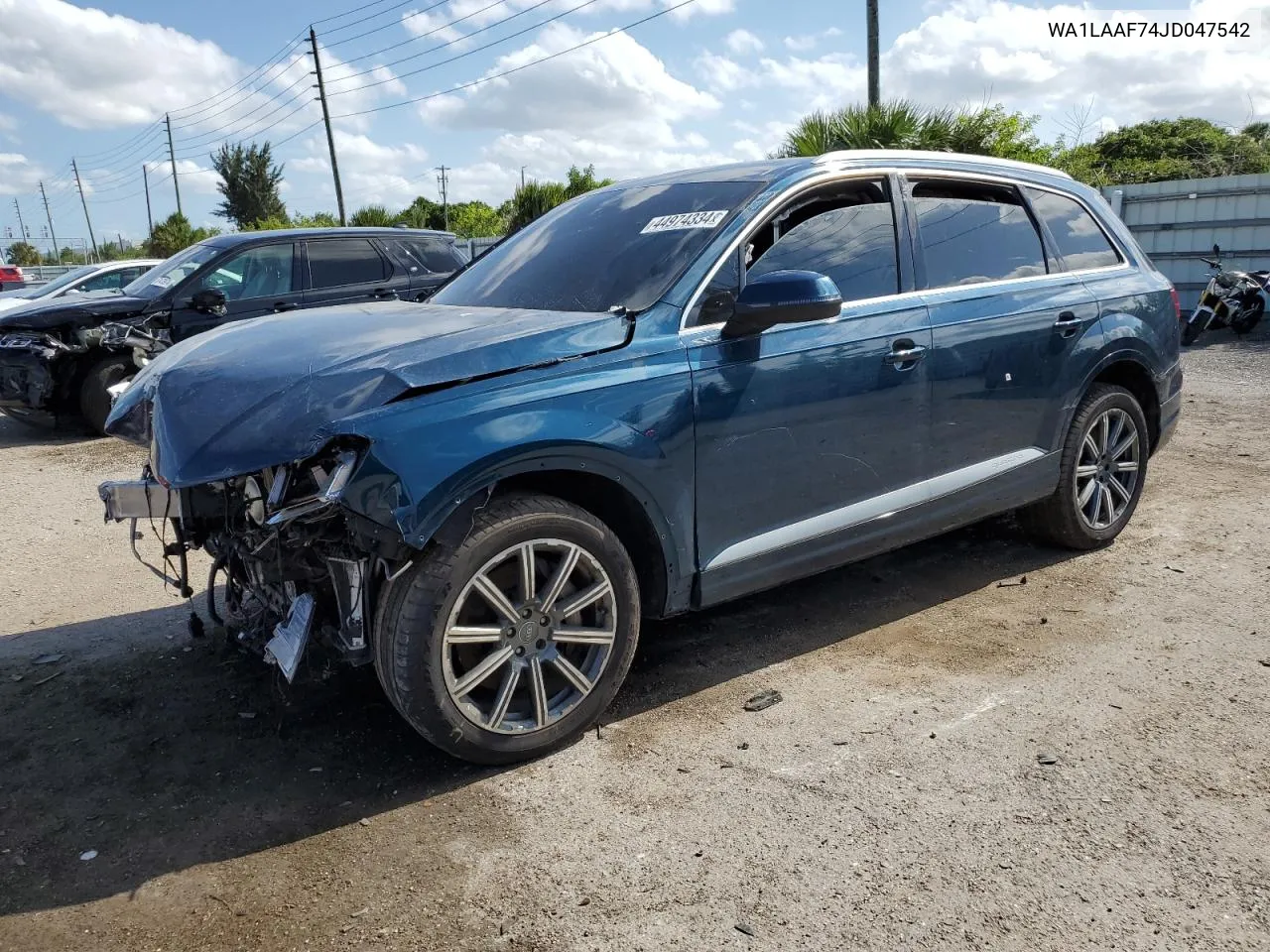 2018 Audi Q7 Premium Plus VIN: WA1LAAF74JD047542 Lot: 57438474