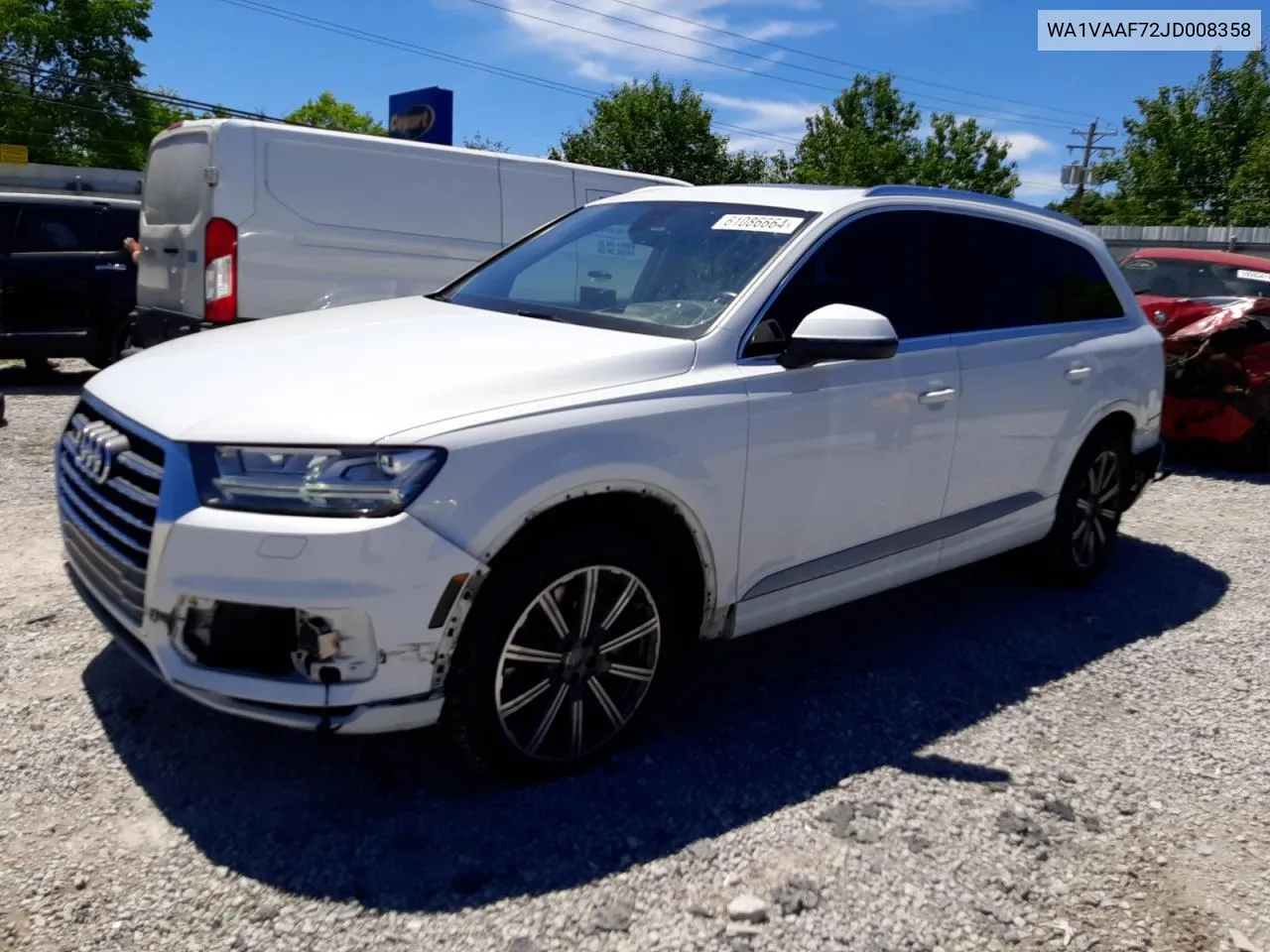 2018 Audi Q7 Prestige VIN: WA1VAAF72JD008358 Lot: 61086664