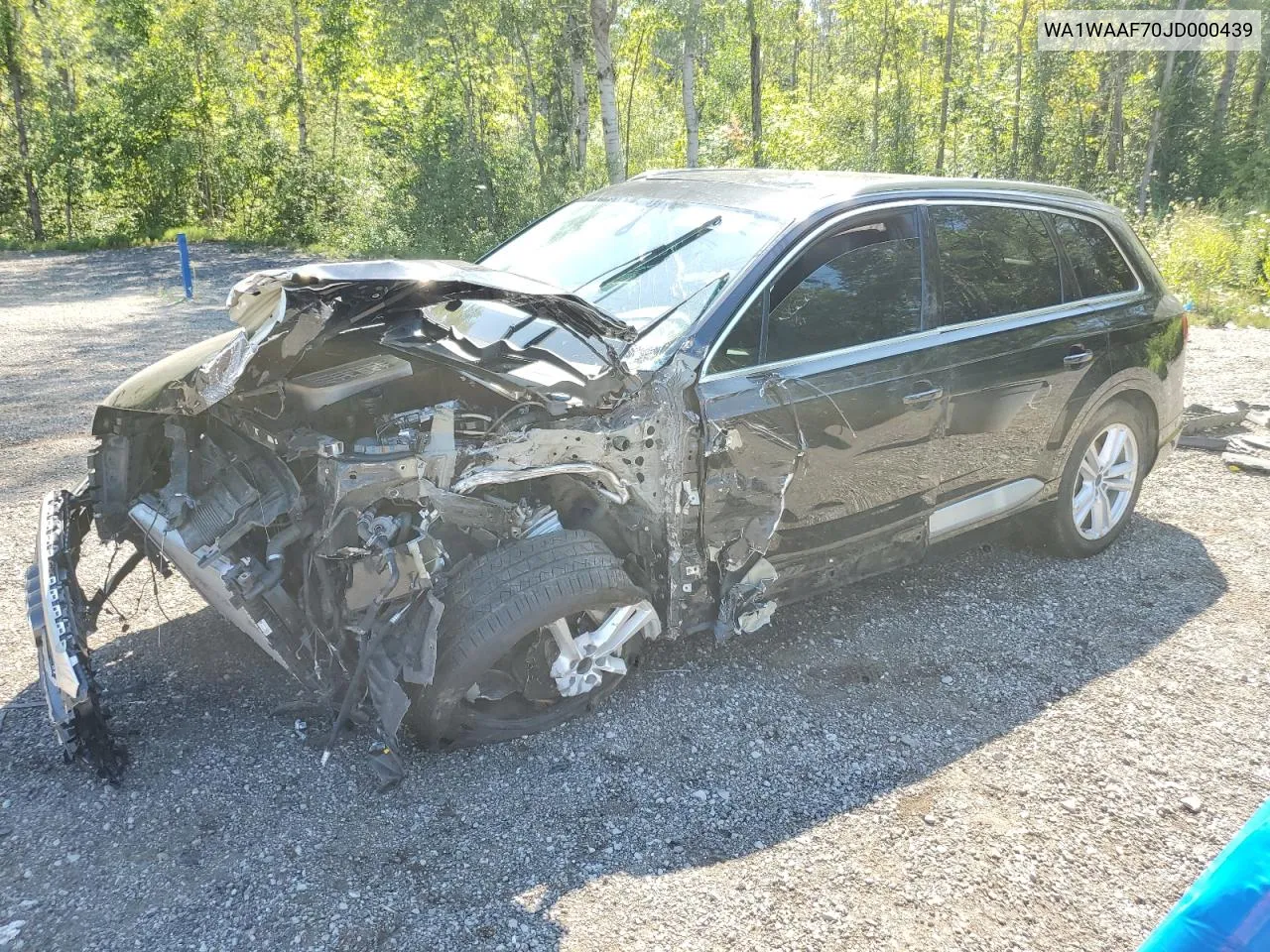 2018 Audi Q7 Technik S-Line VIN: WA1WAAF70JD000439 Lot: 66157304