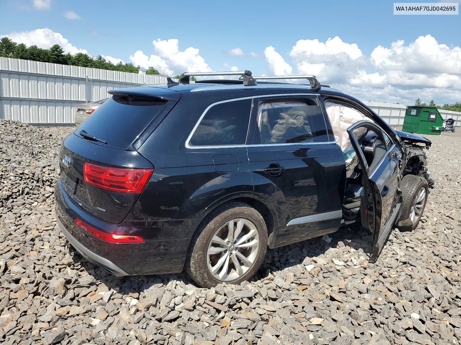 2018 Audi Q7 Premium VIN: WA1AHAF70JD042695 Lot: 66324264