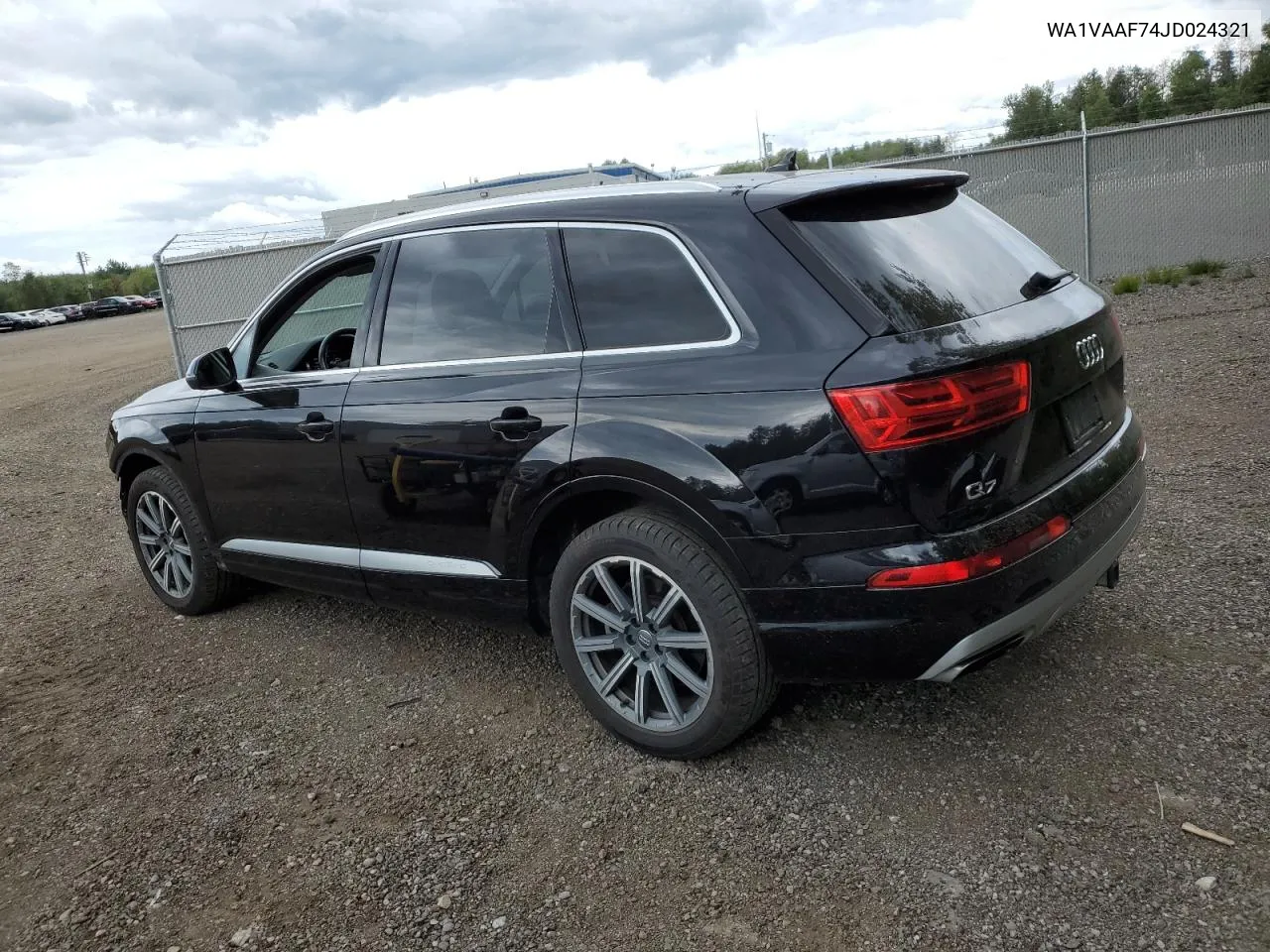 WA1VAAF74JD024321 2018 Audi Q7 Prestige