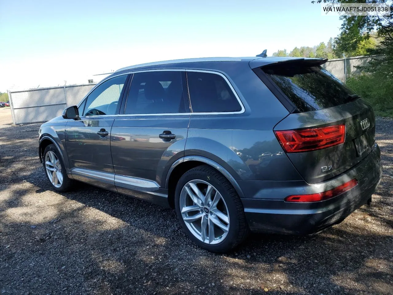 2018 Audi Q7 Technik S-Line VIN: WA1WAAF75JD051838 Lot: 68226254