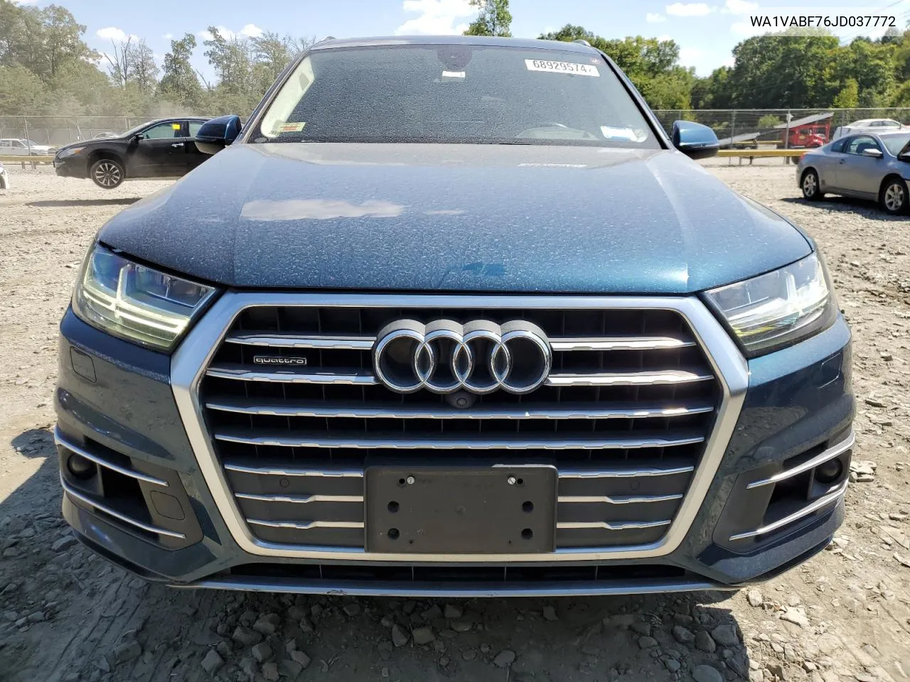 2018 Audi Q7 Prestige VIN: WA1VABF76JD037772 Lot: 68929574