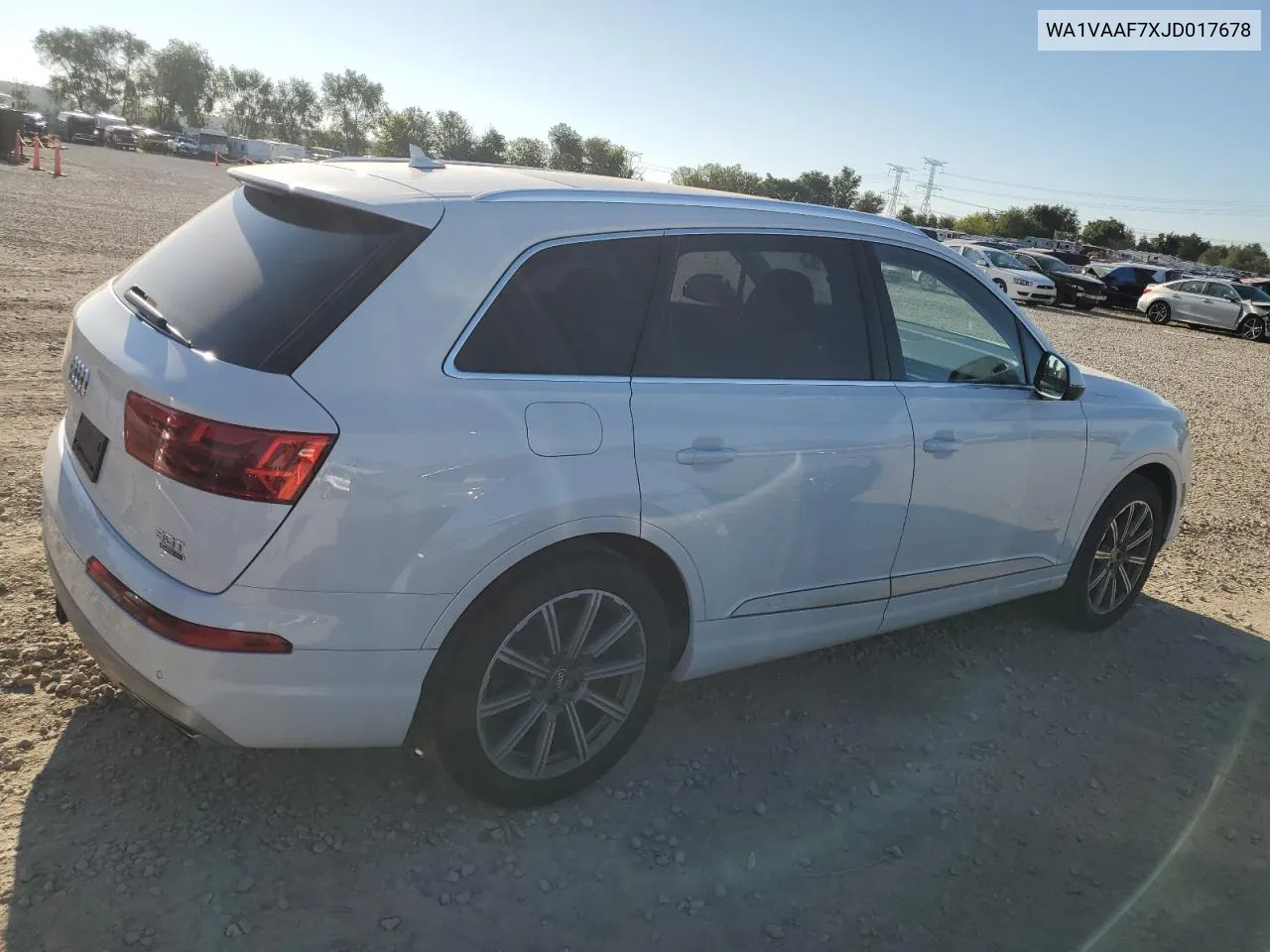 WA1VAAF7XJD017678 2018 Audi Q7 Prestige