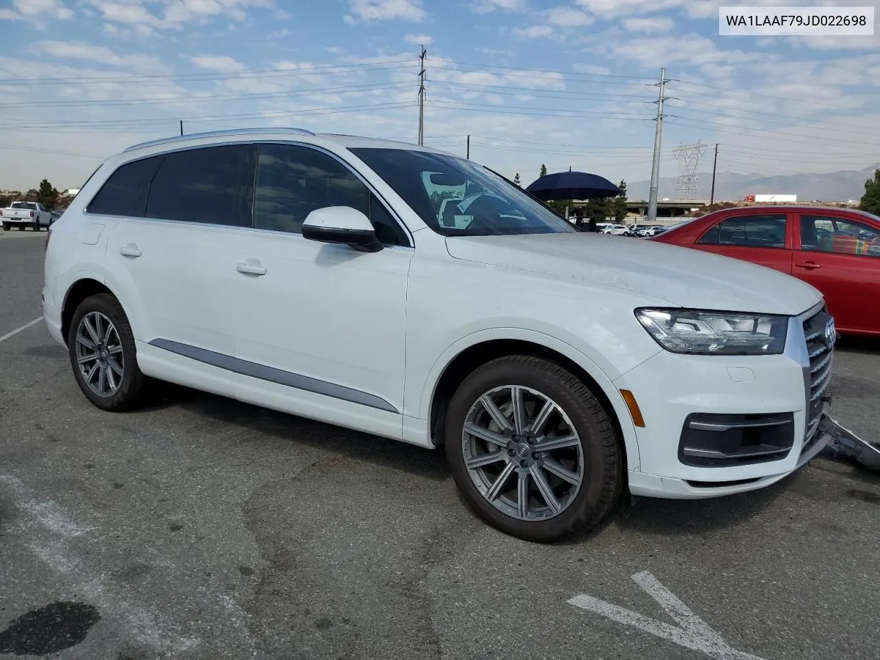 2018 Audi Q7 Premium Plus VIN: WA1LAAF79JD022698 Lot: 70494194