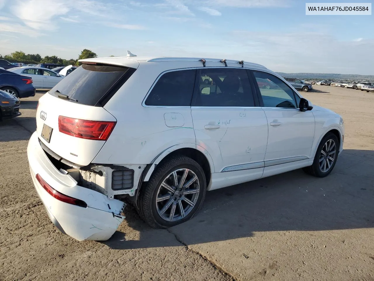 2018 Audi Q7 Premium VIN: WA1AHAF76JD045584 Lot: 71371724