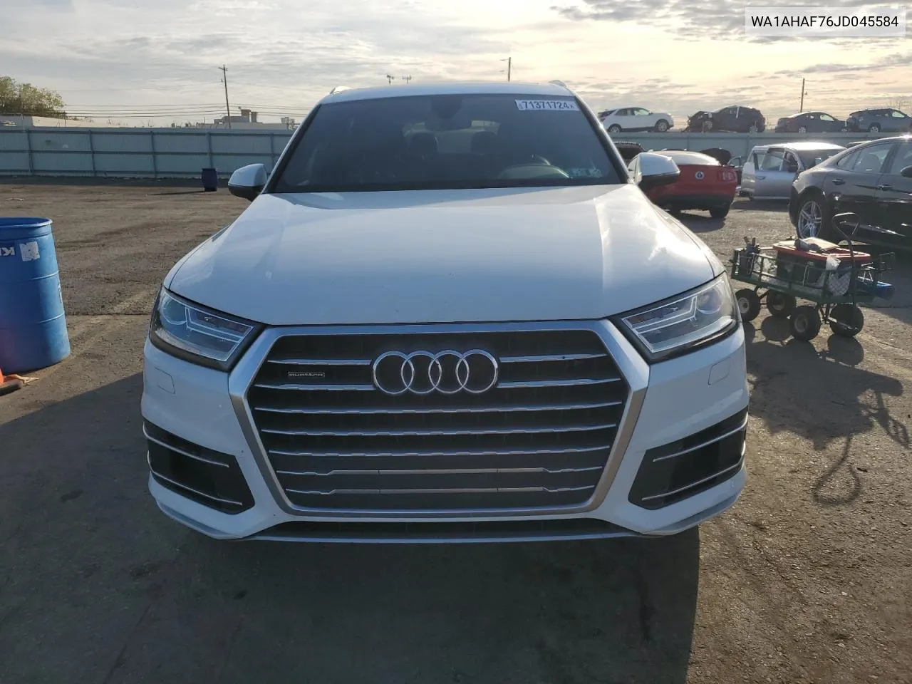 2018 Audi Q7 Premium VIN: WA1AHAF76JD045584 Lot: 71371724