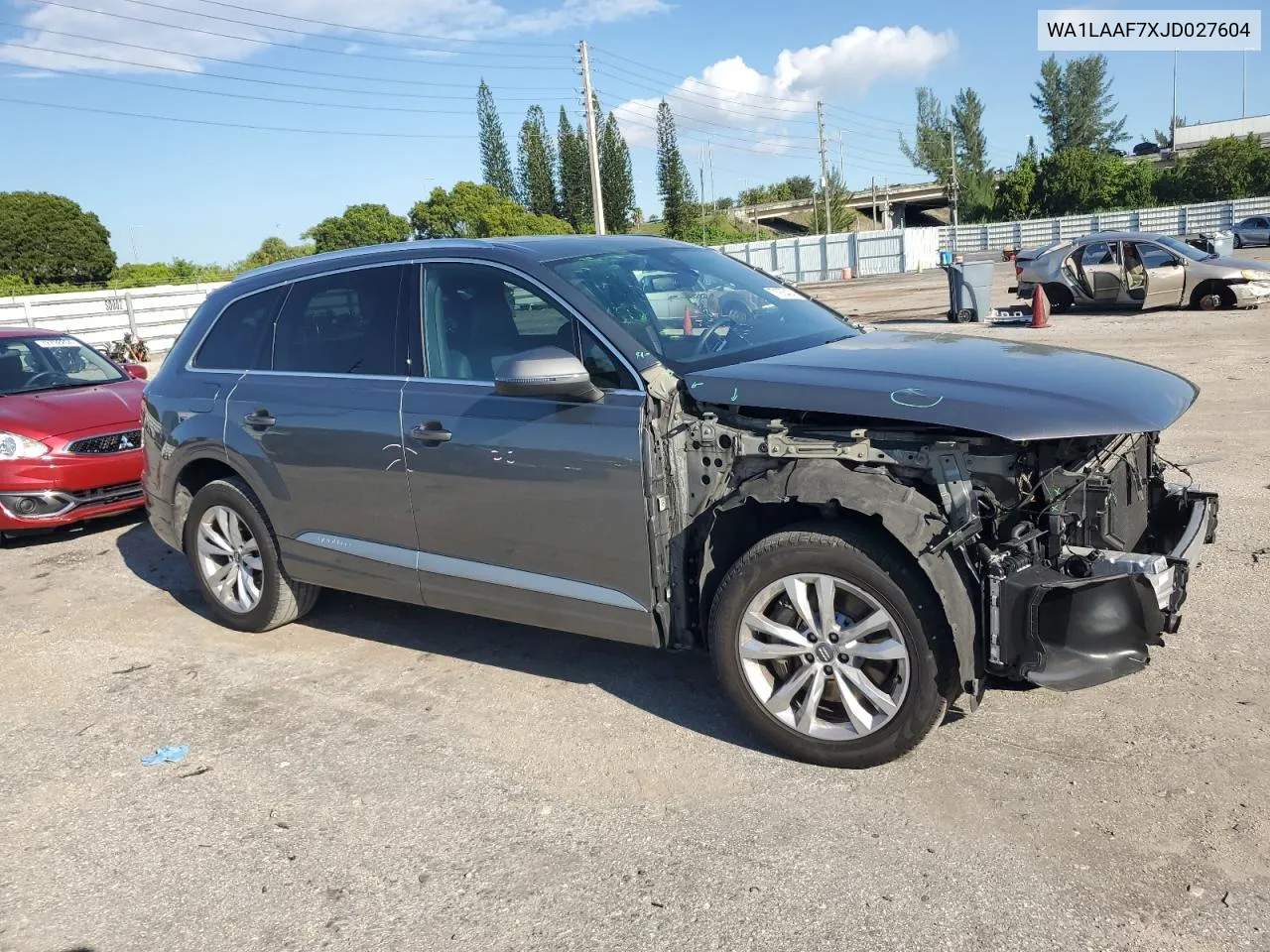 2018 Audi Q7 Premium Plus VIN: WA1LAAF7XJD027604 Lot: 71935404