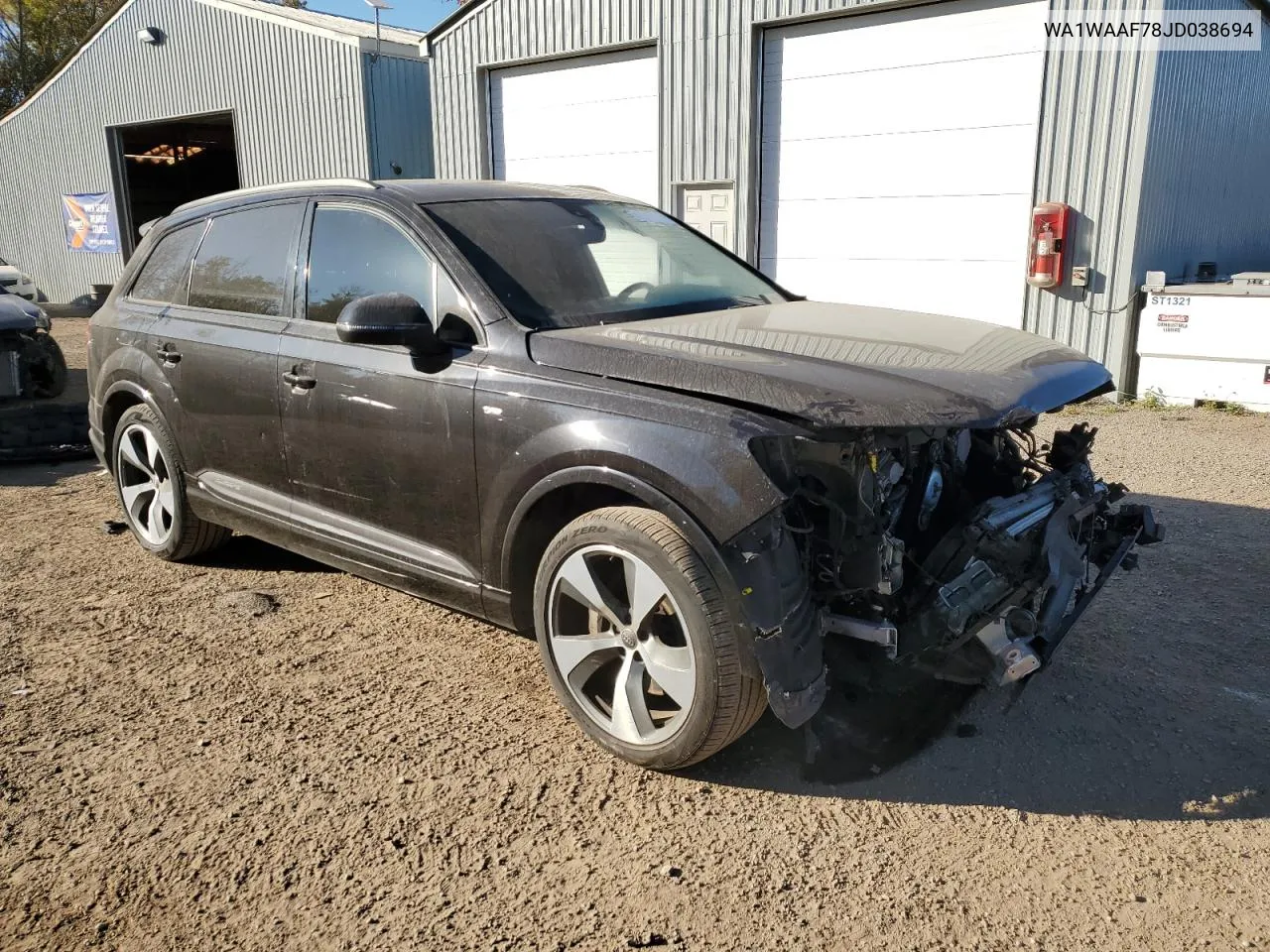 2018 Audi Q7 Technik S-Line VIN: WA1WAAF78JD038694 Lot: 72012444