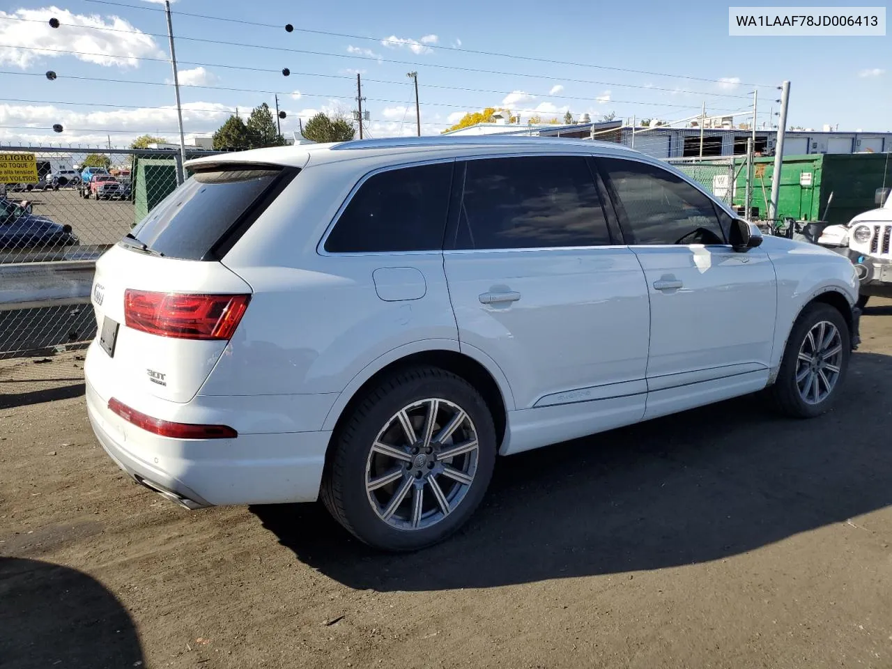 2018 Audi Q7 Premium Plus VIN: WA1LAAF78JD006413 Lot: 72287174